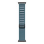 Apple 49mm Light Blue Alpine Loop - Small - Black Titanium Finish | Apple