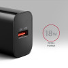 AXAGON Wallcharger 1x USB-A ports, QC3.0/AFC/FCP/Apple, 18W | ACU-QC18