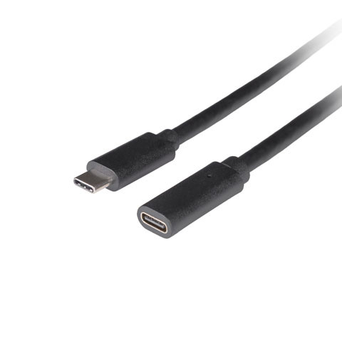 Lanberg | USB-C M/F 3.1 Cable | CA-USBE-20CC-0005-BK