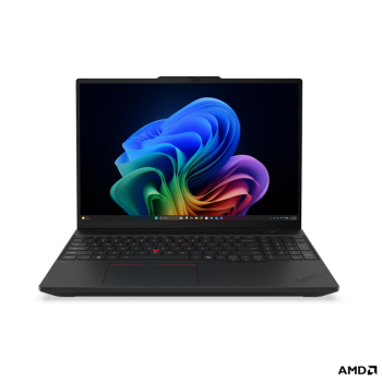 Lenovo ThinkPad T16 G5 AMD | Black | 16 " | IPS | WUXGA | 1920 x 1200 pixels | Anti-glare | AMD Ryzen 5 PRO | 215 | 16 GB | SODIMM DDR5 | Solid-state drive capacity 512 GB | AMD Radeon 740M Graphics | Windows 11 Pro | 802.11be | Bluetooth version 5.4 | Keyboard language English | Keyboard backlit