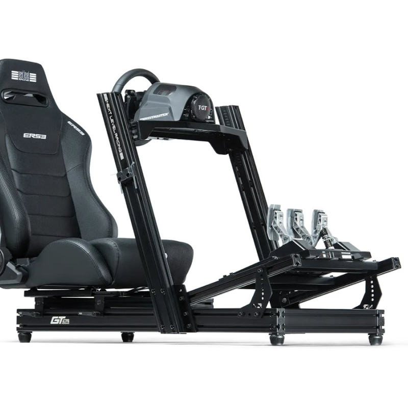 Next Level Racing | Premium PU āda | Atpūstāma sēdeklis | ERS3 Elite | Melns