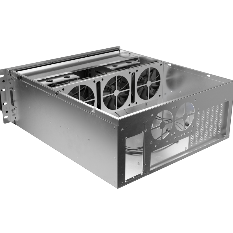 Lanberg Rackmount server chassis ATX 520/12 19"/4U | SC01-5204-12B