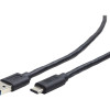 Cablexpert | 3 A | USB 3.0 AM uz Type-C kabelis (AM/CM) | CCP-USB3-AMCM-1M | USB-A uz USB-C USB 3 AM (spraudnis) | USB Type-C (spraudnis) | 600 Mbit/s