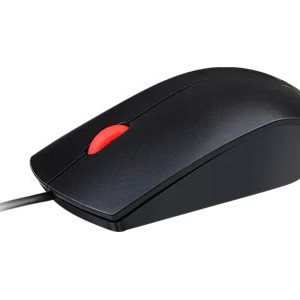 Lenovo Essential USB vadu pele, 1600 DPI, 1.8 m, 3 pogas, melna | Lenovo | Essential USB Mouse | vadu | optiskais sensors | melna