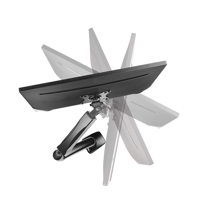 ICY BOX IB-MS303-T Monitor stand with desk mounted base for a screen size up to 27" | Raidsonic