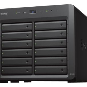Synology | Tower NAS paplašinājuma bloks | DX1222 | Līdz 12 HDD/SSD karsti aizstājamie (disku nav) | AC 100-240V, 50/60 Hz