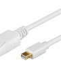 Goobay | Mini DisplayPort adaptera kabelis 1.2 | 52858 | Mini DisplayPort spraudnis | DisplayPort spraudnis | 1 m | Zelta pārklājuma savienotāji