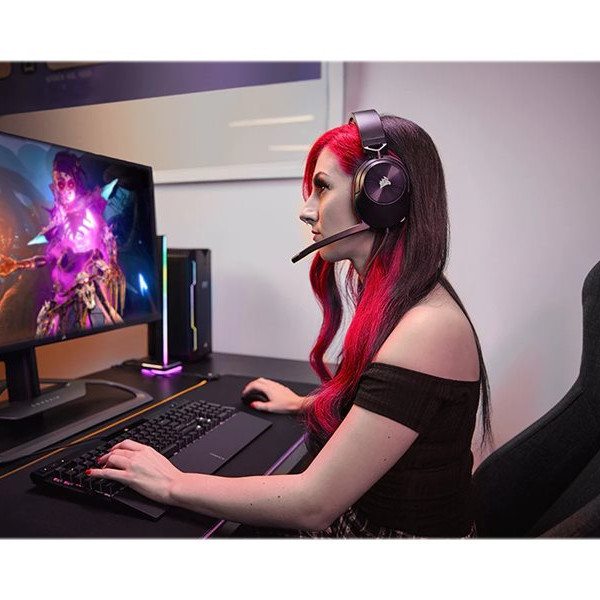 Corsair | Surround spēļu austiņas | HS55 | Vadu | Pār ausīm