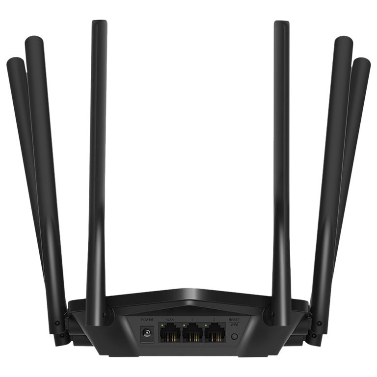 Mercusys | AC1900 bezvadu divjoslu gigabitu maršrutētājs | MR50G | 802.11ac | 600+1300 Mbit/s | 10/100/1000 Mbit/s | Ethernet LAN (RJ-45) porti 2 | Bez Mesh atbalsta | MU-MIMO Jā | Bez mobila platjoslas | Antenas tips 6xFiksētas | Nav