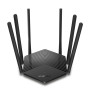 Mercusys | AC1900 bezvadu divjoslu gigabitu maršrutētājs | MR50G | 802.11ac | 600+1300 Mbit/s | 10/100/1000 Mbit/s | Ethernet LAN (RJ-45) porti 2 | Bez Mesh atbalsta | MU-MIMO Jā | Bez mobila platjoslas | Antenas tips 6xFiksētas | Nav
