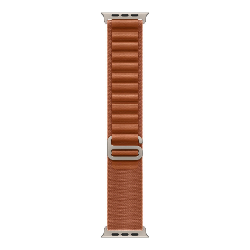 Apple 49mm Terra Cotta Alpine Loop - Small - Natural Titanium Finish | Apple