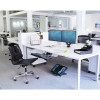 Fellowes | Platinum Series dubultais horizontālais monitora statīvs | 8042501 | Melns