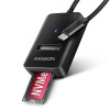 AXAGON USB-C 10Gbps adapteris ātrai M.2 NVMe un SATA SSD pieslēgšanai, USB-C kabelis 10 cm | ADM2-CM