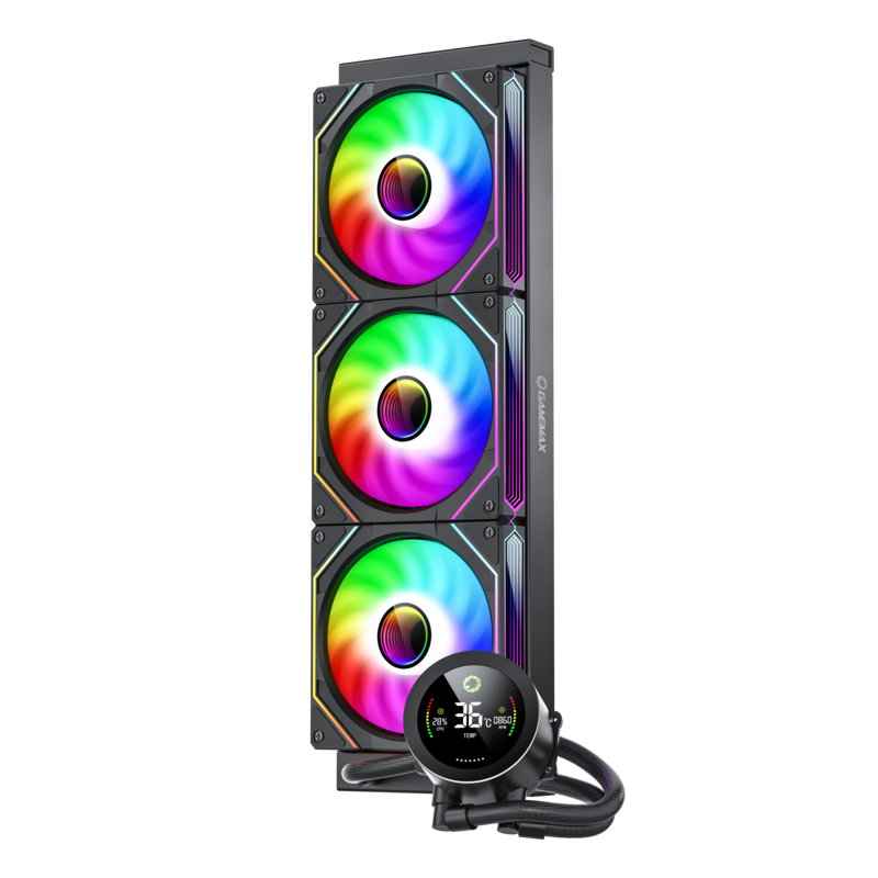 Gamemax CPU Liquid Cooler | ICEBURG 360 DIGITAL BK | Black