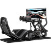 Next Level Racing | Tērauds | Sacīkšu simulatora kokpits | F-GT Pro Formula un GT Pelēkā izdevuma | Pelēks