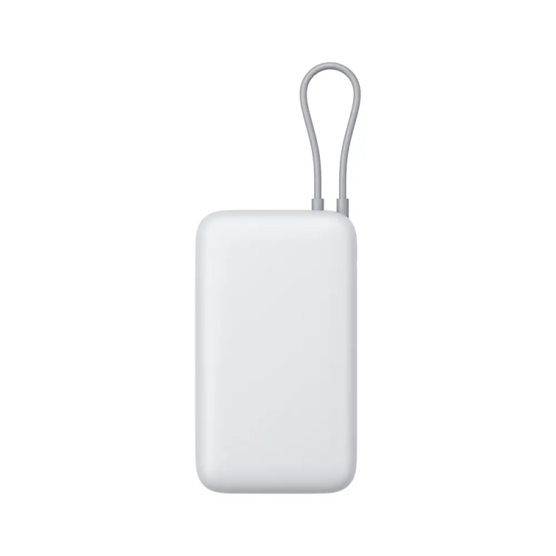 Xiaomi Power Bank 20000mAh (integrēts kabelis) | 20000 mAh | gaismi pelēks