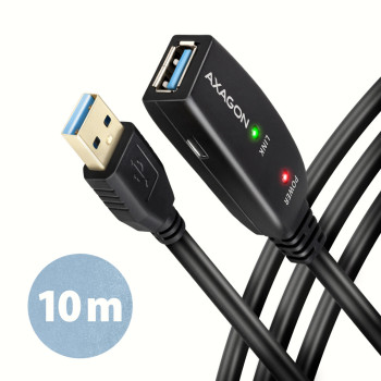AXAGON | Aktīvs USB 3.2 Gen 1 pagarinātājs, 10 m | ADR-310