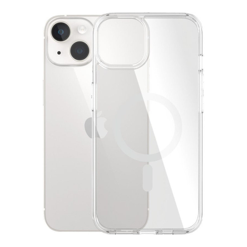 PanzerGlass | HardCase MagSafe Compatible | Back protection | Apple | iPhone 14/13 | 100% Recycled Polyurethane (TPU) | Clear | MagSafe compatible; Military Grade Standard; 100% recycled frame material