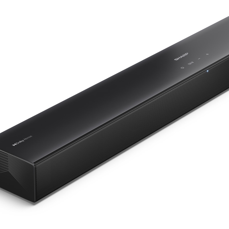 Sharp 2.0 Dolby Atmos/DTS Virtual:X skaņas josla | HT-SB304 | 180 W | Bluetooth | Bezvadu savienojums | Melna