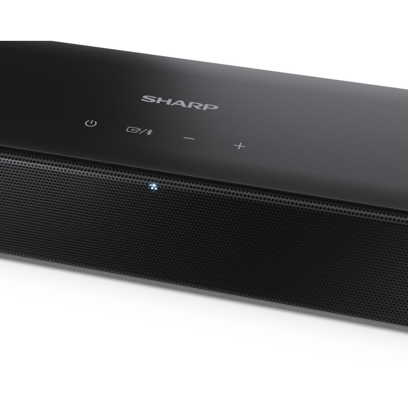 Sharp 2.0 Dolby Atmos/DTS Virtual:X skaņas josla | HT-SB304 | 180 W | Bluetooth | Bezvadu savienojums | Melna