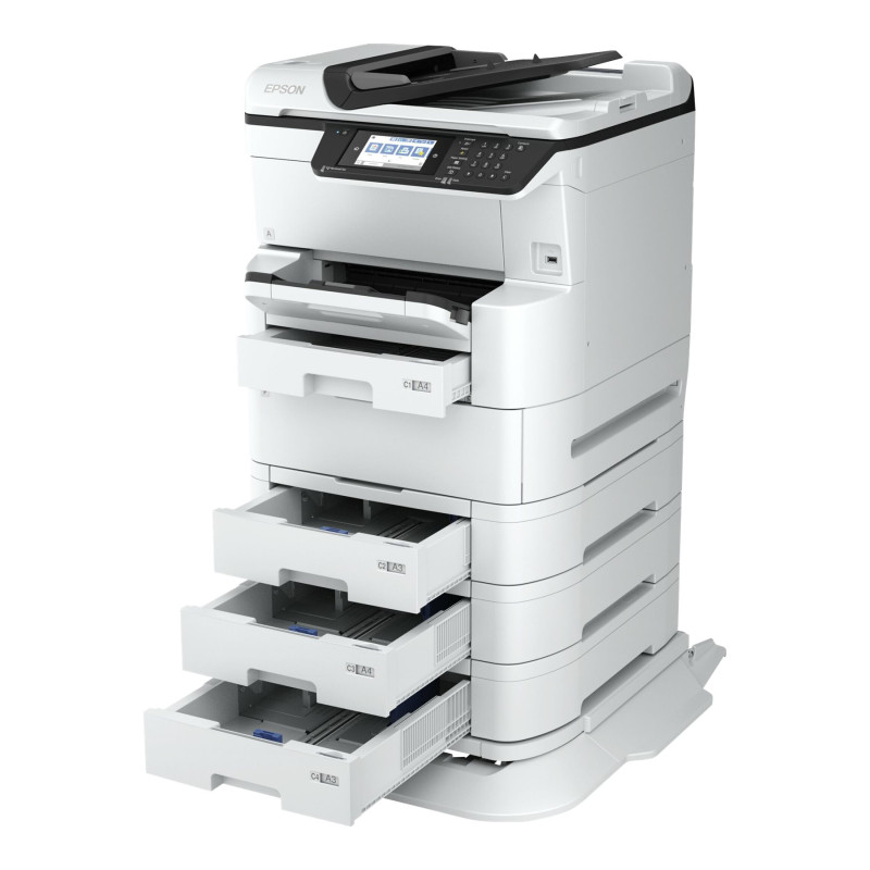 Epson | Business inkjet RIPS MFP | WorkForce Pro WF-C878RD3TWFC | Tintes | Krāsu | Tintes daudzfunkcionālais printeris | A3+ | Wi‑Fi | Gaiši pelēks