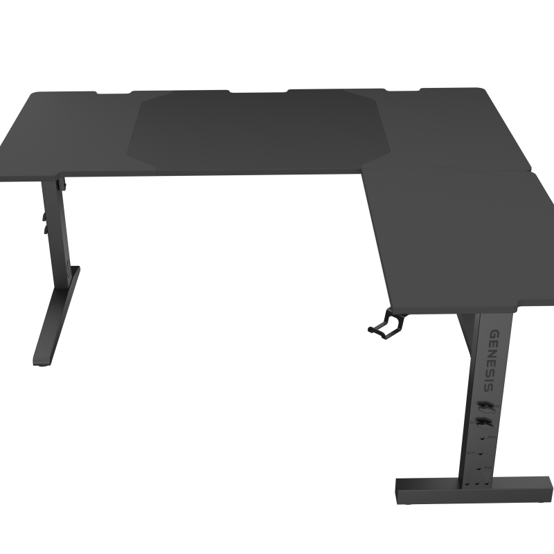 Genesis Gaming Desk | Holm 160 Modular Corner | Melns/Antracīts