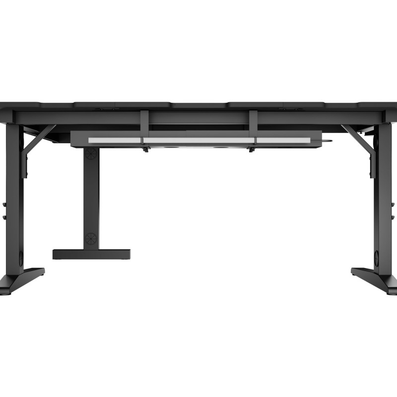 Genesis Gaming Desk | Holm 160 Modular Corner | Melns/Antracīts