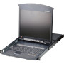 Aten | 16-Port Cat 5 Dual Rail 19" LCD KVM Switch with Daisy-Chain Port | KL1516AN-AXA-AG | 1 x USB Type-A Female