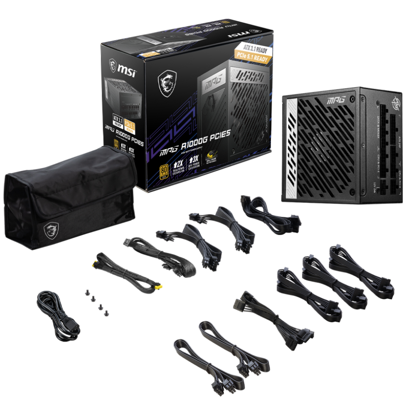 MSI Barošanas bloks | MPG A1000G PCIE5 | 1000 W