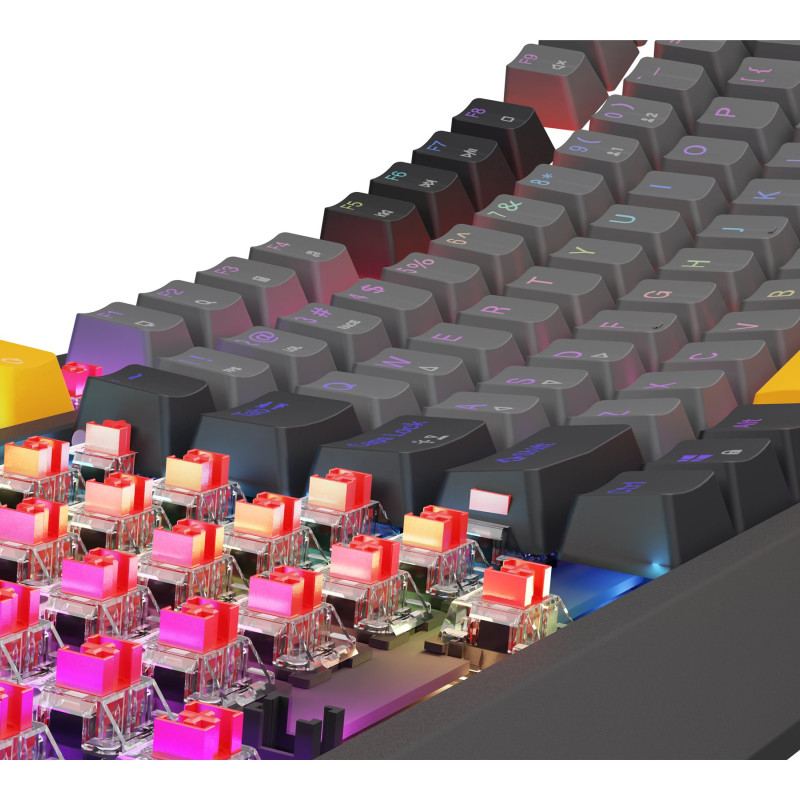 Genesis | THOR 230 TKL | Mehāniskā spēļu klaviatūra | Ar vadu | US | Outemu Red | Anchor Gray Negative