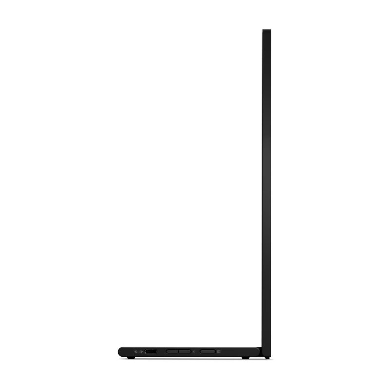 Lenovo | ThinkVision M16 | 16" | IPS | WUXGA | 16:10 | 60 Hz | 6/8 ms | 1920 x 1200 pikseļi | 300 cd/m² | Eclipse Black