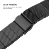Fixed | Resin Strap for Apple Watch 44/45/46/49mm | Carbon Black | Epoxy resin