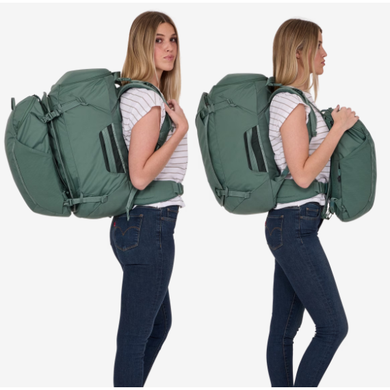 Thule | Landmark, 60 l | Sieviešu ceļojuma mugursoma | Hazy Green