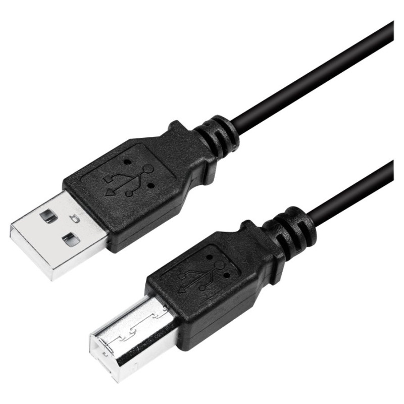 Logilink | CU0008B USB 2.0 kabelis | USB-A uz USB-B USB 2.0 A (spraudnis) | USB 2.0 B (spraudnis)