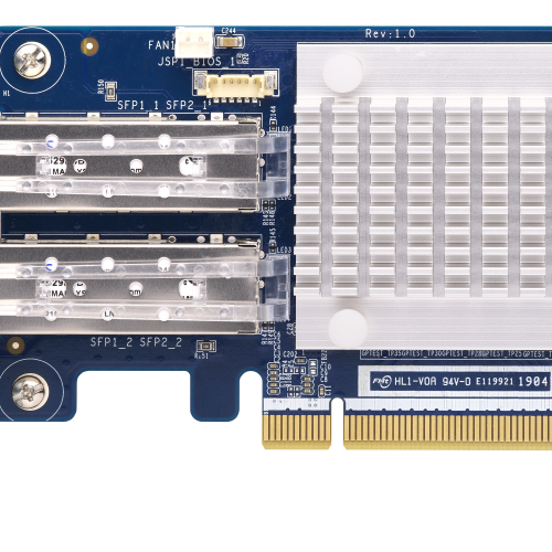 QNAP Dual-port 16Gb Enhanced Gen 5 Fibre Channel expansion Card with SFP+ transceivers | QXP-16G2FC
