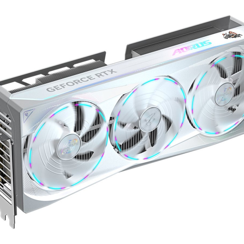 Gigabyte AORUS GeForce RTX 5080 MASTER ICE 16G | NVIDIA | 16 GB | GeForce RTX 5080 | GDDR7 | HDMI portu skaits 1 | PCI-E 5.0 | Atmiņas takts frekvence 2805 MHz