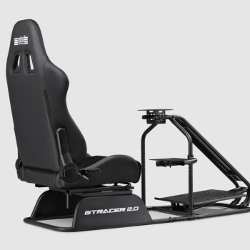 Next Level Racing | Sacīkšu simulatora kokpits | GTRacer 2.0 | Melns