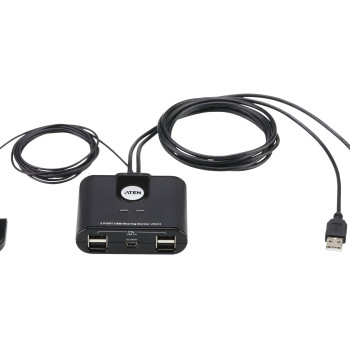 Aten 2-portu USB 2.0 perifērijas koplietošanas ierīce | Aten | USB 2.0 | 2 x 4 USB 2.0 perifērijas koplietošanas slēdzis