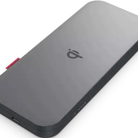 Lenovo | GO Wireless Power Bank | 10000 mAh | Thunder Black | 258 g