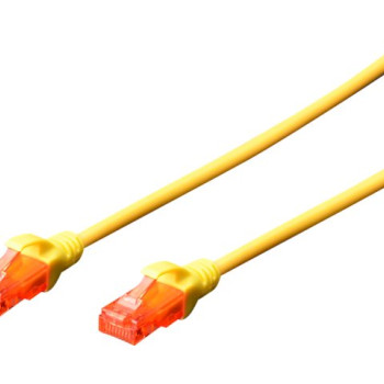 Digitus Patch kabelis | CAT 6 U-UTP | AWG 26/7 | Kabeļa garums: 2 m | Dzeltens