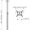 Vogels | Projector Ceiling mount | Turn, Tilt | Silver
