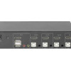 Digitus | KVM Switch, 4 Port, Single Display, 4K, HDMI | DS-12880