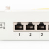 Digitus | Patch Panel | DN-91624S | Kategorija: CAT 6; Porti: 24 x RJ45; Noturības spēks: 7.7 kg; Ievietošanas spēks: 30 N max | 48.2 x 4.4 x 10.9 cm | Balts