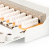 Digitus | Patch Panel | DN-91624S | Kategorija: CAT 6; Porti: 24 x RJ45; Noturības spēks: 7.7 kg; Ievietošanas spēks: 30 N max | 48.2 x 4.4 x 10.9 cm | Balts