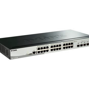 D-Link | Stackable Smart Managed Switch with 10G Uplinks | DGS-1510-28X/E | Managed L2 | Rackmountable | Gigabit Ethernet (copper) ports quantity 24