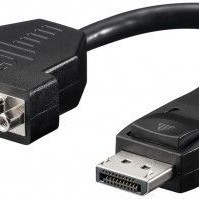 Goobay 69873 
DisplayPort/DVI-D adaptera kabelis 1.2, niķeļots | Goobay | DP uz DVI-D