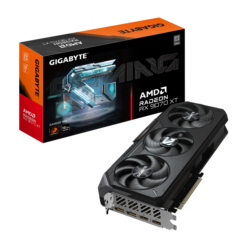 Gigabyte Radeon RX 9070 XT GAMING 16G | AMD | 16 GB | Radeon RX 9070 XT | GDDR6 | HDMI porti 2 | PCI-E 5.0