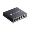 TP-LINK | Omada 5 portu Gigabit viegli pārvaldāms komutators ar 4 portu PoE+ | ES205GP | Galda/stiprināms pie sienas