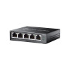TP-LINK | Omada 5 portu Gigabit viegli pārvaldāms komutators ar 4 portu PoE+ | ES205GP | Galda/stiprināms pie sienas