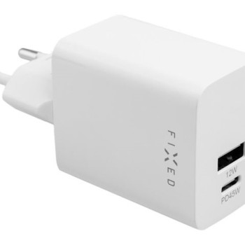 Fixed Mini USB-C/USB ceļojumu lādētājs 45W | FIXC45M-CU-WH
